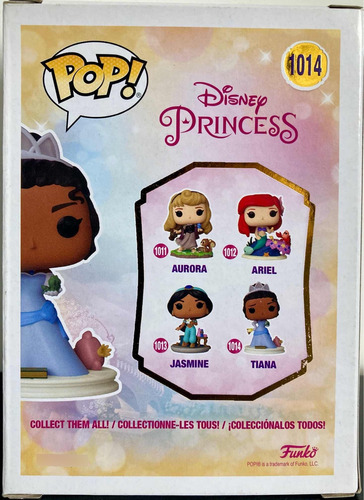 Tiana Princesa E O Sapo Original Funko Pop Disney